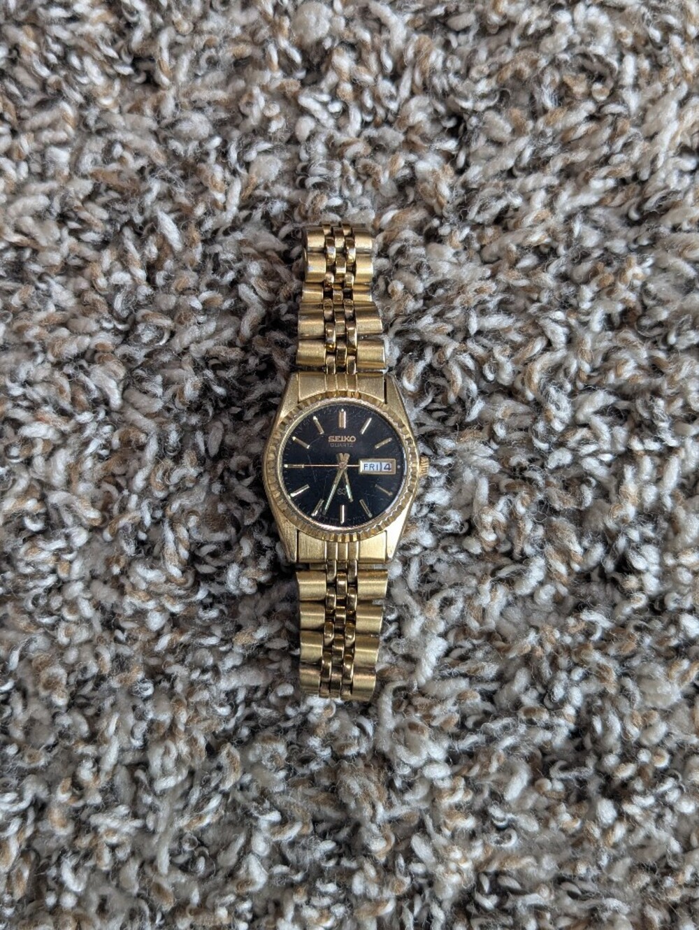 Seiko Gold Chain Wrist Watch